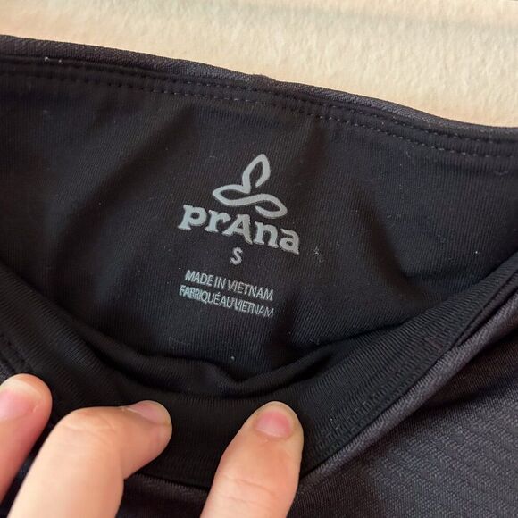 Prana‎ Leggings Women's S Charcoal Textured Yoga Running Athletic Scrunched - Picture 3 of 5